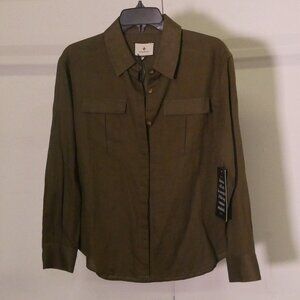 Tuckernuck Army Green Steele Shirt – Size S | NWT